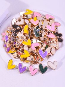 15入組心形DIY縫紉按鈕