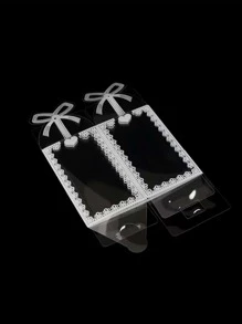 5入組愛心圖案禮物盒 - 無色 - 查看 3