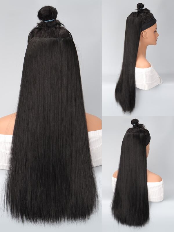 Clip In Long Straight Synthetic Hair Extension SHEIN UK
