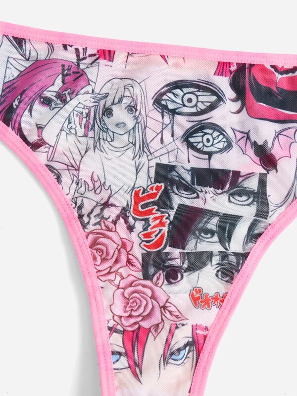 Is That The New Anime 3pack Cartoon Figure Graphic Panty Set ?? ROMWE USA