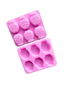 1pc Fish Shaped DIY Silicone Mold - Pink - View 2