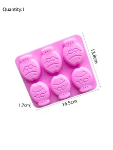 1pc Fish Shaped DIY Silicone Mold - Pink - View 3