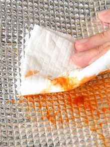 1pc Letter Graphic Lunch Bag - Red - View 5