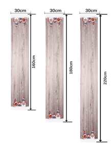 Người chạy bàn in hình người tuyết - Nhiều màu - Xem 3