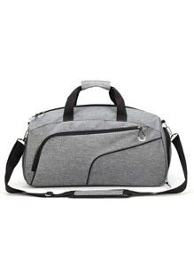 Hombres Bolso de lona impermeable - Gris - Ver 1