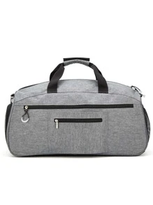 Hombres Bolso de lona impermeable - Gris - Ver 2