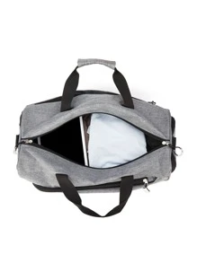 Hombres Bolso de lona impermeable - Gris - Ver 4