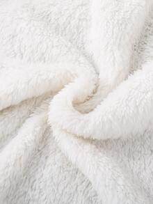 男孩1入組翻蓋口袋毛絨內襯連帽外套