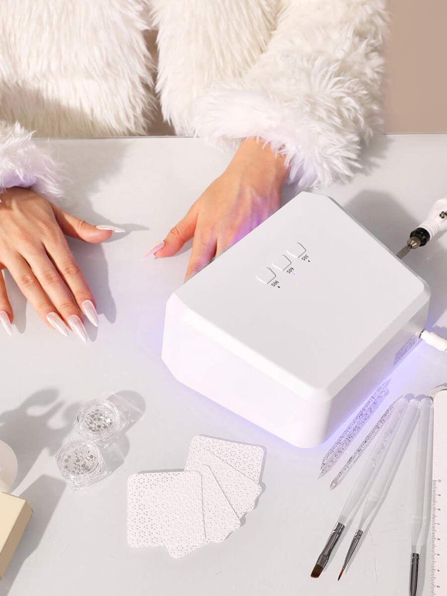 美甲燈帶智能傳感器 - 白色 - 查看 1