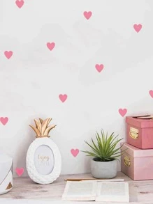 Pegatina de pared con estampado de corazón para niños, pegatinas, vinilos decorativos para decoración del hogar, artículos de decoración de primavera para refrescar tu hogar, pegatinas de decoración de ramas