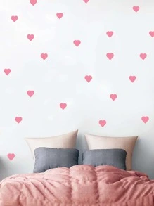Pegatina de pared con estampado de corazón para niños, pegatinas, vinilos decorativos para decoración del hogar, artículos de decoración de primavera para refrescar tu hogar, pegatinas de decoración de ramas