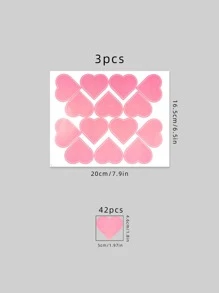 Pegatina de pared con estampado de corazón para niños, pegatinas, vinilos decorativos para decoración del hogar, artículos de decoración de primavera para refrescar tu hogar, pegatinas de decoración de ramas