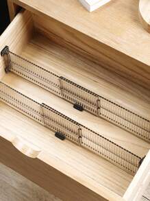 1 pieza Separador hueco para cajón, organizador de cajón de PS nórdico para decoraciones del hogar, decoración de otoño, decoración de festival, decoración de habitación, decoración del hogar, decoración de otoño, decoración de dormitorio - Gris - Ver 2