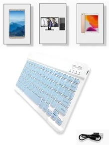 10インチワイヤレスキーボード - ブルー - チェックする 4