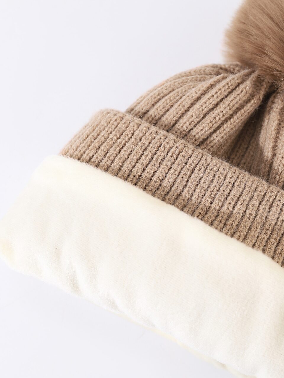Pom Pom Decor Beanie