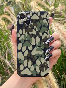 Paw Print Phone Case - Multicolor - View 1
