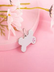 1pc Bone Shaped Pet ID Tag - Multicolor - View 1