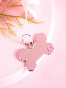 1pc Bone Shaped Pet ID Tag - Multicolor - View 3