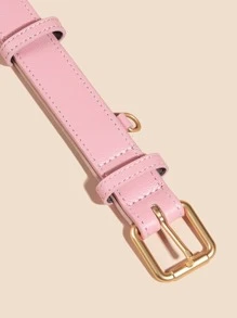 1入組荔枝印花寵物項圈 - 粉色 - 查看 4