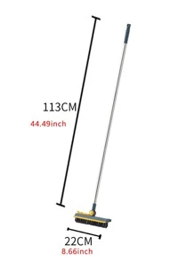 1pc Multifunction Cleaning Brush, 3 In 1 Wall Brush For Household - Multicolor - View 4