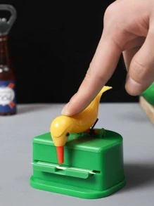 1pc Bird Decor Toothpick Holder - Green - View 4