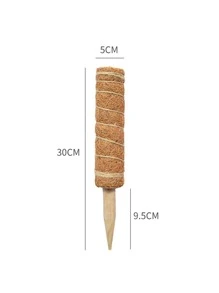 2pcs Wooden Plant Support Stake - Brown - View 3