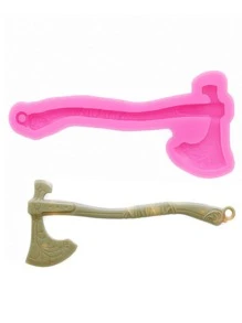 1pc Axe Design DIY Silicone Mold - Pink - View 1