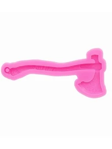 1pc Axe Design DIY Silicone Mold - Pink - View 2