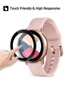 2pcs Screen Protection Film Compatible With Samsung Galaxy Watch 5 - Clear - View 3