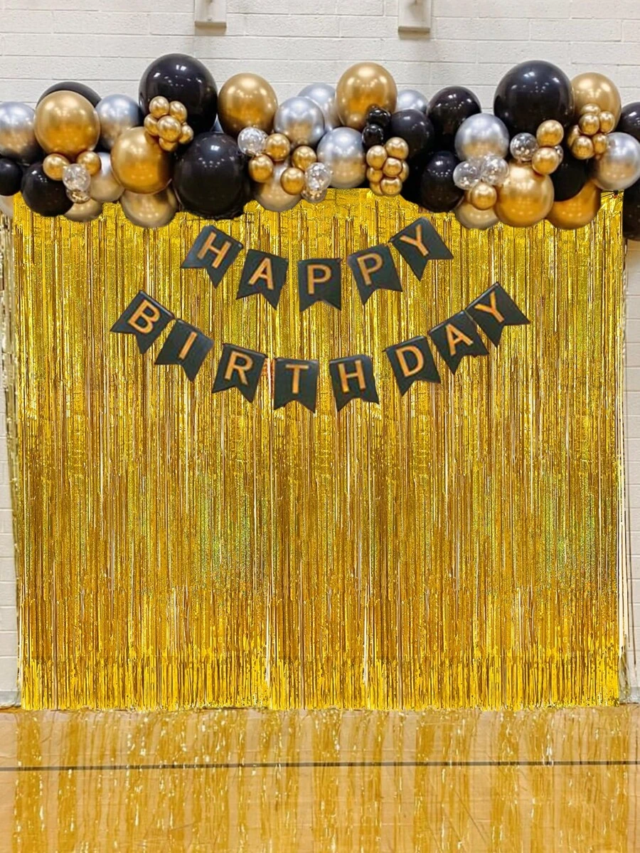 1 cái rèm tua trang trí bên - Vàng - Xem 1