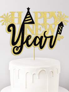 1pc Slogan Graphic Cake Topper - Multicolor - View 4