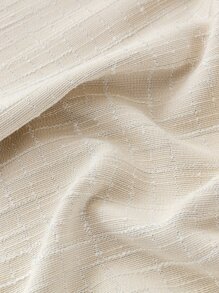 1pc Tassel Decor Sofa Towel - Beige - View 4