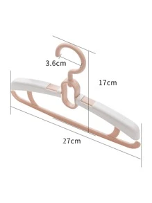5pcs Kids Collapsible Hanger - Pink - View 3