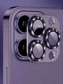 2 片鏡頭保護膜，相容於 iPhone15/15Plus/15Pro/15Promax - 紫色 - 查看 2