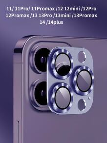 2 片鏡頭保護膜，相容於 iPhone15/15Plus/15Pro/15Promax - 紫色 - 查看 7