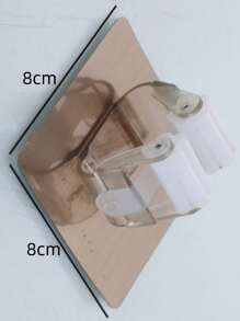 1pc Random Mop & Broom Storage Rack - Multicolor - View 3