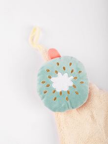 1pc Fruit Decor Washcloth - Multicolor - View 3