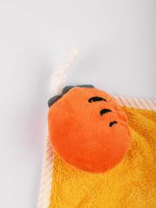1pc Carrot Decor Washcloth - Multicolor - View 3
