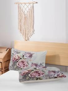 Set colcha sin relleno con patrón floral - Multicolor - Ver 3