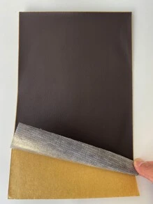 1pc DIY Leather - Chocolate Brown - View 1