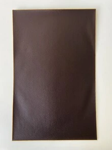 1pc DIY Leather - Chocolate Brown - View 2