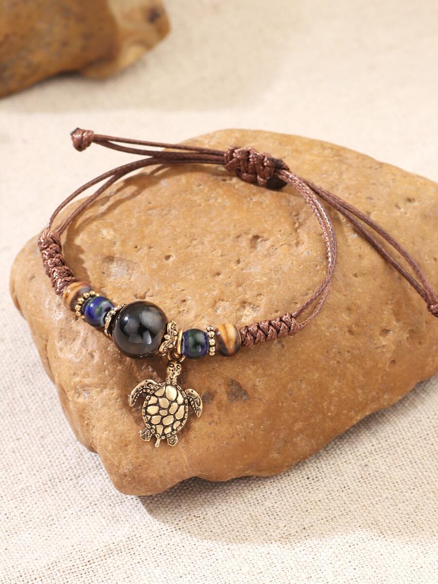 烏龜吊墜手環 - 彩色 - 查看 1