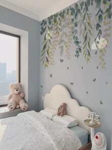 1 bộ Hình dán tường Vine & Bướm - Nhiều màu - Xem 2