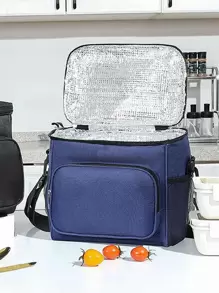 1 pieza Bolsa térmica portátil - Azul Marino - Ver 1