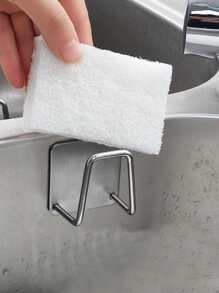 1 pieza de acero inoxidable Esponja Rejilla de drenaje - Plateado - Ver 1