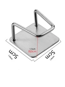 1 pieza de acero inoxidable Esponja Rejilla de drenaje - Plateado - Ver 3