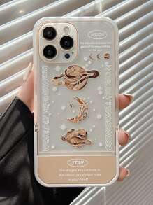 planeta Funda para móvil con invisible Soporte