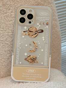 planeta Funda para móvil con invisible Soporte