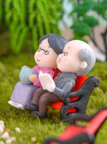 2pcs Figure Shaped Garden Ornament - Multicolor - View 3