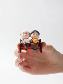 2pcs Figure Shaped Garden Ornament - Multicolor - View 4